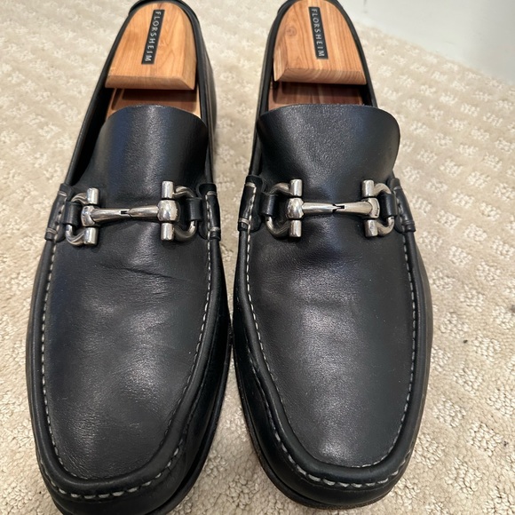 Ferragamo Horse-bit Mens Loafer Black 9.5US - Picture 2 of 4